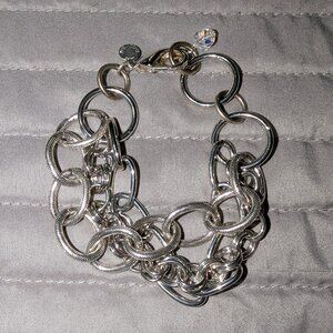 Emily Ray Silver-Tone Multi-Link Chain Bracelet 4738